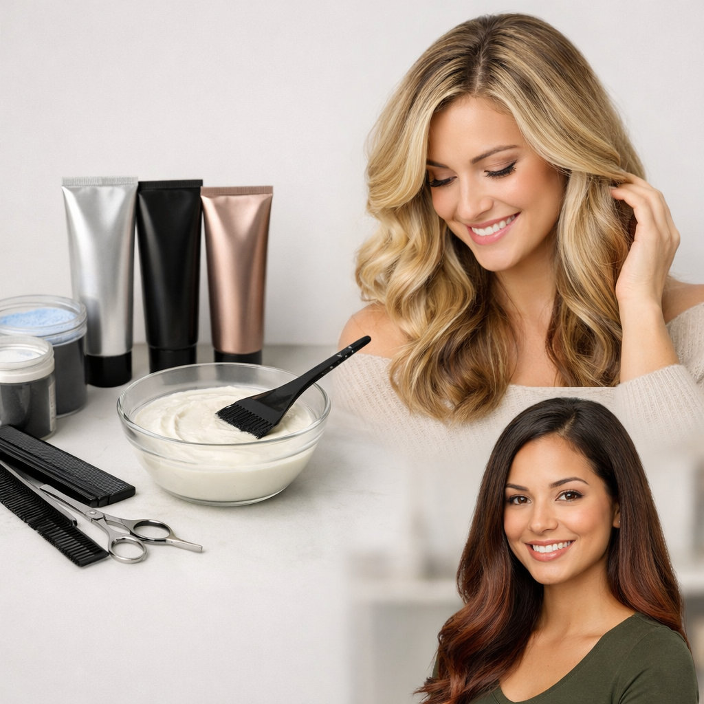 Bella's Hair Salon professional color and highlights services - expert hair coloring in Arlington Heights